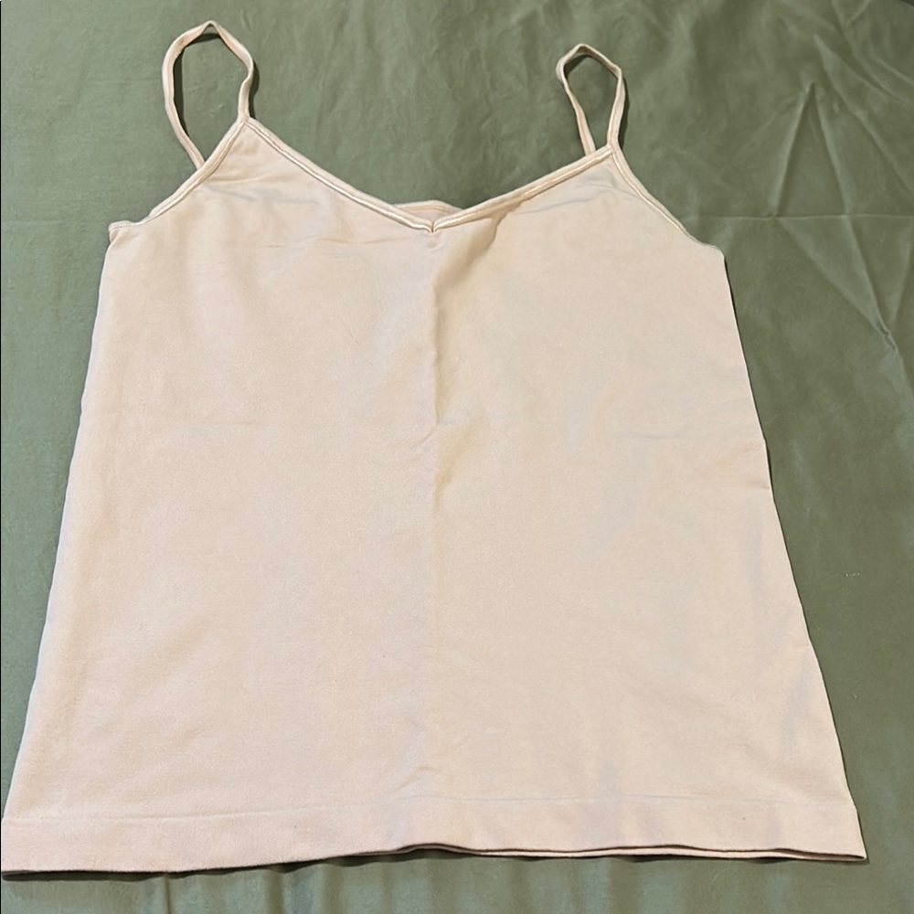 Nordstrom Nude Sleeveless Fitted Camisole